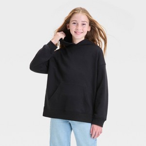 Girls' Fleece Hoodie - art class™ - 1 of 3