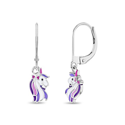 925 Sterling Silver Kitty Cat Screw Back Earrings for Young Girls & Pre- Teens, Small Cat - Body Pierce Jewelry