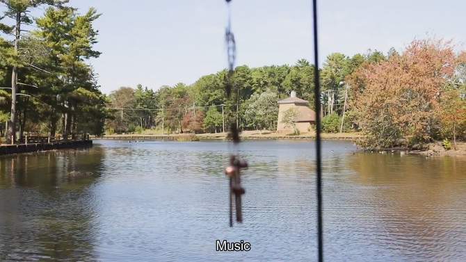 VP Home 31" H Turtles Rustic Copper Wind Chimes - For Women, 2 of 5, play video