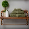 Luxury Cotton Heavyweight Ultra-Plush 3 Piece Towel Set by Blue Nile Mills - 2 of 4