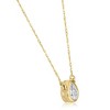 Pompeii3 Certified .55Ct Pear Shape Solitaire Pendant 14k Yellow Gold Lab Created Necklace - 2 of 4