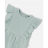 Girl Ribbed Cotton Romper - Deux par Deux - 3 of 3