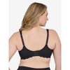Leading Lady The Chloe – Lace Band Molded Underwire T-Shirt Bra in Black, Size: 48D. - 2 of 4