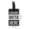 Unique Bargains Luggage Tag 1 Pc - 2 of 4
