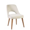 CAVINAS Dining Chairs Kitchen Chairs Set of 2 Side Chair Farmhouse Kitchen Chairs with Wood Legs for Kitchen, Bedroom - 2 of 4