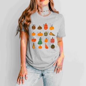 Simply Sage Market Plaid Pumpkins Chart Short Sleeve Tee - 1 of 4