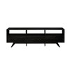 Modern Scandi 3-Door Low Profile TV Stand for TVs up to 80 Inches - 3 of 4
