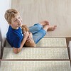 SussexHome Hudson Design Cotton Anti-Slip Stair Treads, 9” X 28“ - 3 of 4