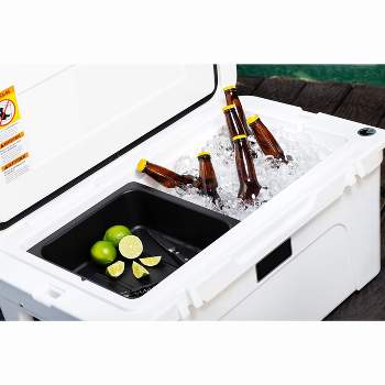 BEAST COOLER ACCESSORIES Dry Goods Tray & Storage Basket Compatible with Yeti Coolers, Yeti Thundra Style