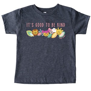 The Juniper Shop Mini Smiley It's Good To Be Kind Aria Toddler Short Sleeve Tee - 1 of 4