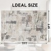 FURNIinspire Floor Mats Modern Abstract Area Rug Carpet Bedroom Rug for Living Room, Machine Washable Home Decor, Beige, 84"*60" - 3 of 4