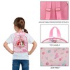 Disney Princess Ariel Cinderella & Tiana Pink 10.5” Mini PU Backpack for girls - 4 of 4