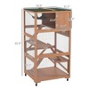 SKYONE Mobile Outdoor Cat Enclosure with Hammock, Ramps & Sleeping Box, Weather-Resistant Fir Wood, - 2 of 4