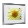 Trademark Fine Art - Leslie Montgomery Mellow Yellow Matted Framed Art - 3 of 4