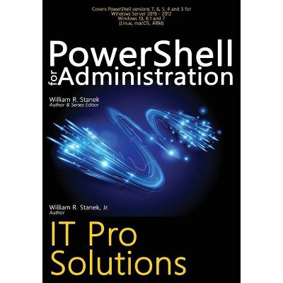 PowerShell for Administration - (It Pro Solutions) by  William R Stanek & William Stanek (Paperback)