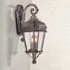 Minka Lavery Rustic Outdoor Wall Light Fixture Vintage Rust 21" Beveled Glass Shade for Post Exterior Barn Deck House Porch Patio - 2 of 3