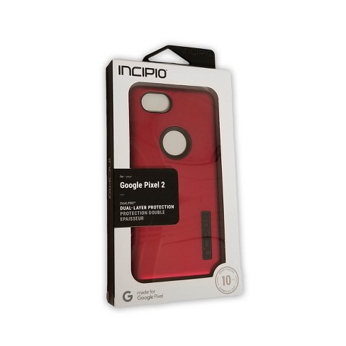 Incipio Shock Absorbing DualPro Case for Google Pixel 2 - Iridescent Red/Black - image 1 of 1