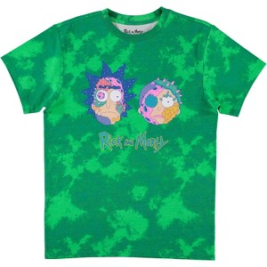 Mens Rick and Morty T-Shirt - Rick and Morty Mens Fashion Shirt - Rick & Morty Classic Tie Dye Tee - 1 of 4