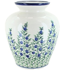 Blue Rose Polish Pottery 790 Zaklady Medium Vase - 1 of 1