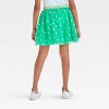 Girls' St. Patrick's Day Tutu Skirt - Cat & Jack™ Bright Green - image 2 of 3