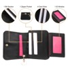 Unique Bargains Multi Slots Front Pocket Coin Credit ID Card Holder PU Leather Wallet Black - 3 of 4