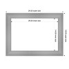 Amanti Art Flair Polished Nickel Framed Magnetic Dry Erase Board - 4 of 4