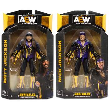 AEW Unrivaled 7 Set of 2 Package Deal Young Bucks Action Figures