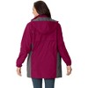 Woman Within Plus Size Colorblocked Taslon Anorak - 4 of 4