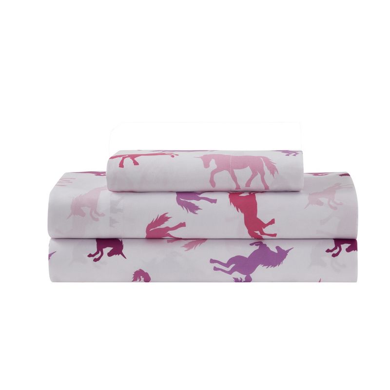 Unicorns Forever Kids Printed Bedding Set Includes Sheet Set by Sweet Home Collection™, 3 of 5