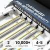 PAETA Pilates Reformer, Foldable Pilates Machine for Home Use, with Dual Resistance Springs and Cords, Includes Jump Board, Up to 400 LBS - 3 of 4