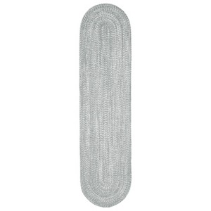Braided Reversible Two-Tone Indoor Outdoor Runner or Area Rug by Blue Nile Mills - 1 of 4