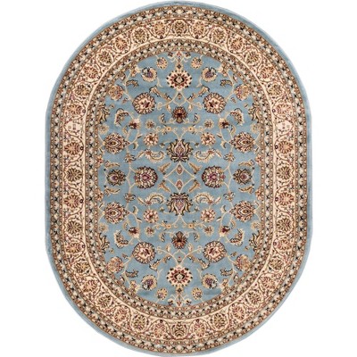 Noble Sarouk Light Blue Persian Floral Oriental Formal Formal Area Rug ...