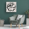 Trademark Fine Art - Alonzo Saunders  Inky Floral III Canvas Art - 3 of 4