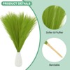 Unique Bargains Dried Plants Artificial Durable Small Fluffy Pampas Grass 7 Branches for Home, Office, Party 17.7 Inch - 2 of 4