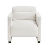 PAGED Boucle Accent Chairs,Arm Chair with Plywood Frame,Comfy Chairs for Living Room,Bedroom - 4 of 4