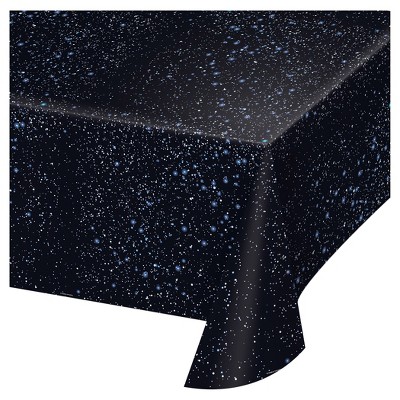 Space Blast Plastic Tablecloth