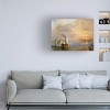 Trademark Fine Art -Joseph Turner 'The Fighting Temeraire 1839' Canvas Art - 2 of 4