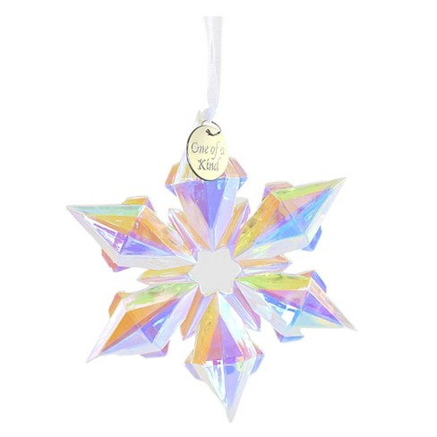 Iridescent Snowflake Ornament 1.5-Gallon Beverage Dispenser