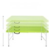 VisioGear Small Outdoor Folding Table with Handle, Portable Outdoor Folding Table for Travel, Camping, Green, 49.21"*24"*29" - 4 of 4