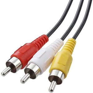 RCA 6 FT Audio/Video Composite Cable DVD/VCR/SAT Yellow/White/Red Connectors - 1 of 3