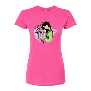 Women's - Disney - Flowers in Bloom Fitted Graphic T-Shirt - 1 of 3