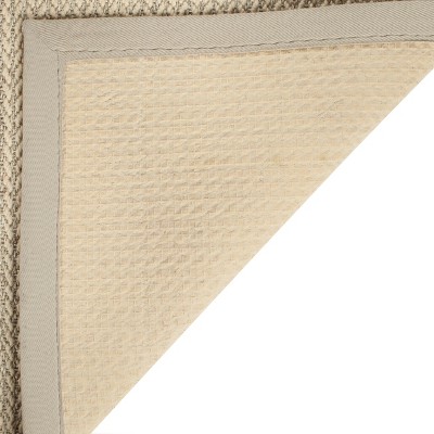 Eco-Friendly Hand-Knotted Wool Area Rug in Light Grey, 8' x 10'