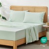 Cozy Bliss Cooling Deep Pocket Fitted Sheet, Breathable Sheet Set with 2 Pillowcases - 3 of 4