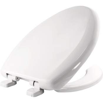 Bemis Elongated White Plastic Toilet Seat (Mfr. # 1250TTA-000)