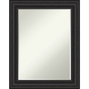 Amanti Art Shipwreck Black Petite Bevel Bathroom Wall Mirror 29.5 x 23.5 in. - 1 of 4