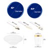 Smarty Had A Party Light Blue Flat Round Plastic Tableware Set - 120 Sets - 2 of 4