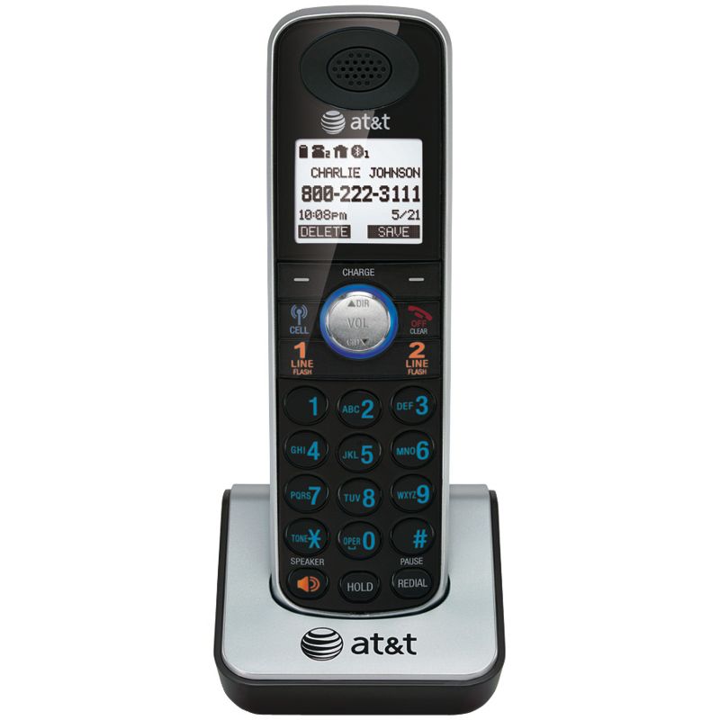 AT&T® DECT 6.0 Cordless Accessory Handset with Caller ID/Call Waiting for AT&T TL86109, 1 of 5