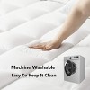 Aoibox Queen Mattress Topper Extra Thick Cooling Pillow Top Deep Pocket Soft Breathable 7D Fiber Mattress Pad Cover - 4 of 4