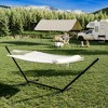 Instant-Setup 2-Person Hammock with Reinforced Steel Frame – Portable Outdoor Lounger for Garden, Camping&Beach(450lb Capacity + Quick-Fold Carry Bag - 3 of 4