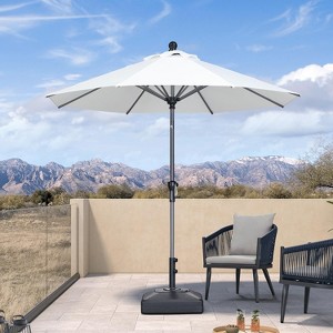 PURPLE LEAF Patio Umbrella Outdoor Table Umbrella Aluminum Frame Market Umbrella Sun Umbrella with 8 Sturdy Ribs - 1 of 1